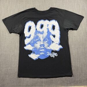 Juice WRLD 999 Club Shirt Mens Medium Black 999 Portrait Graphic Rap Hip Hop Tee